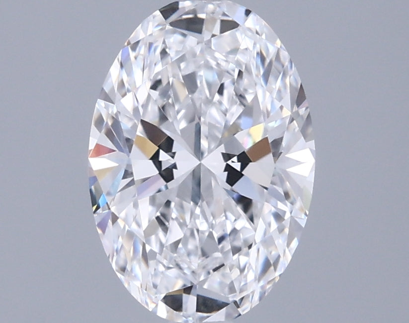 1.27 Carat Oval Shaped, Excellent Cut, D Color, IF Clarity, IGI Certified Lab Grown Diamond