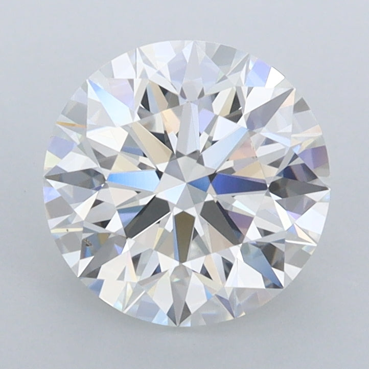 1.87 Carat Round Shaped, Ideal Cut, E Color, FL Clarity, IGI Certified Lab Grown Diamond