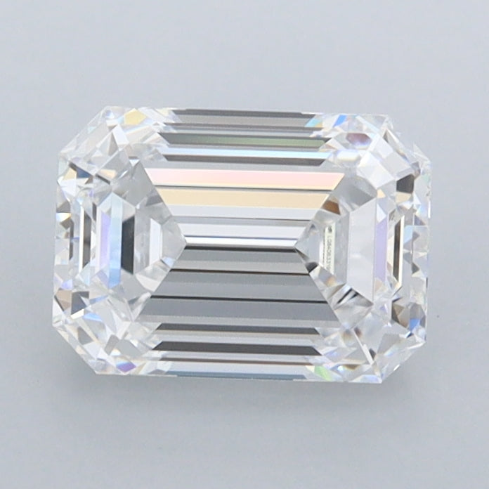 1.44 Carat Emerald Shaped, Ideal Cut, D Color, FL Clarity, IGI Certified Lab Grown Diamond