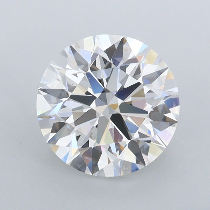 1.97 Carat Round Shaped, Ideal Cut, E Color, FL Clarity, IGI Certified Lab Grown Diamond