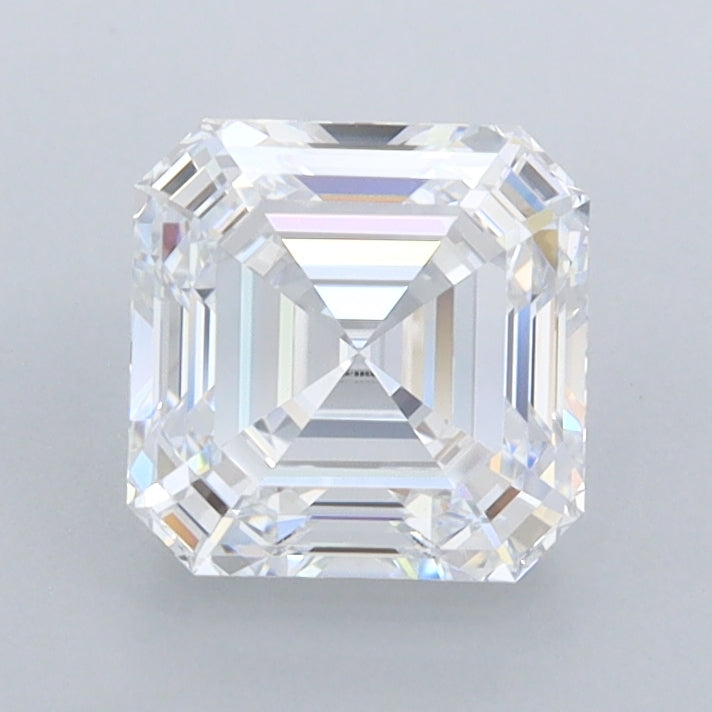 1.56 Carat Asscher Shaped, Ideal Cut, D Color, FL Clarity, IGI Certified Lab Grown Diamond