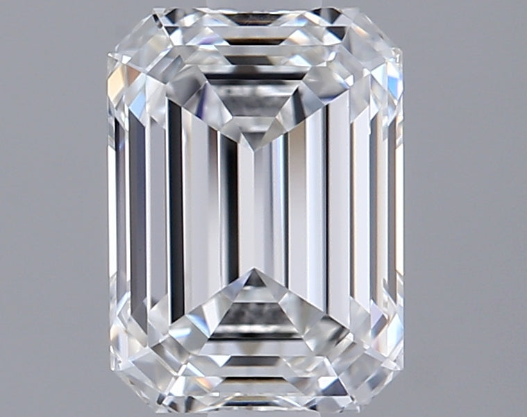 1.52 Carat Emerald Shaped, Ideal Cut, E Color, VVS1 Clarity, IGI Certified Lab Grown Diamond