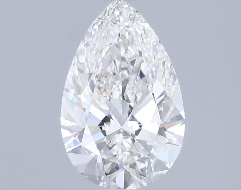 1.00 Carat Pear Shaped, Ideal Cut, F Color, VS2 Clarity, IGI Certified Lab Grown Diamond