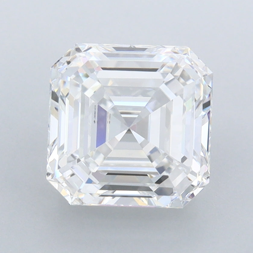 2.48 Carat Asscher Shaped, Ideal Cut, D Color, FL Clarity, IGI Certified Lab Grown Diamond