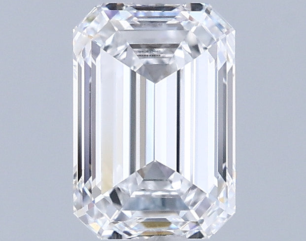 1.03 Carat Emerald Shaped, Ideal Cut, D Color, FL Clarity, IGI Certified Lab Grown Diamond