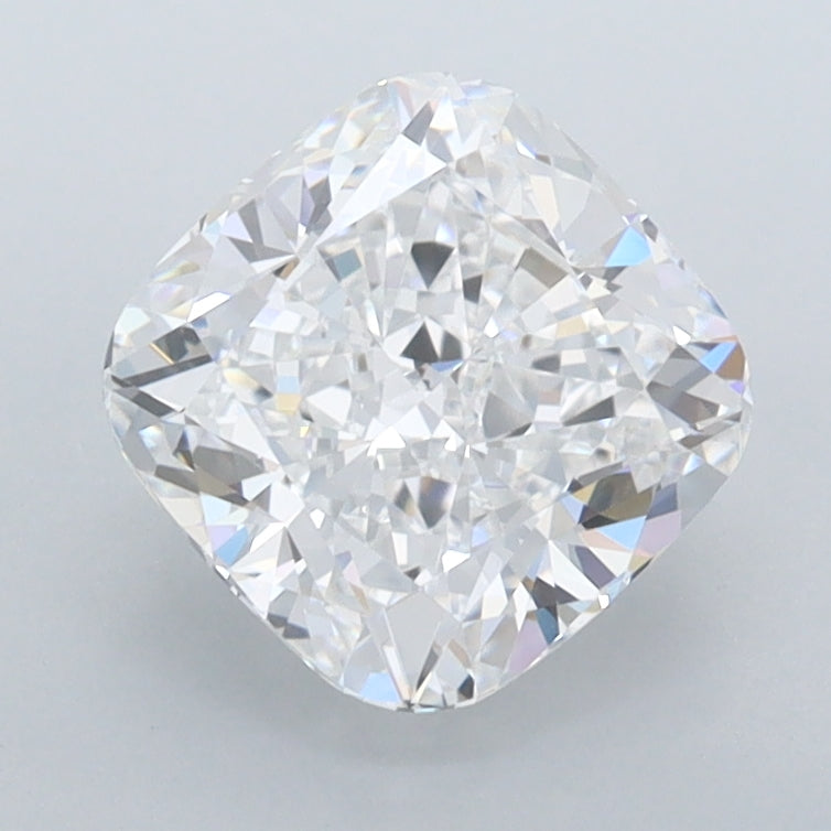 1.99 Carat Cushion Shaped, Ideal Cut, D Color, FL Clarity, IGI Certified Lab Grown Diamond