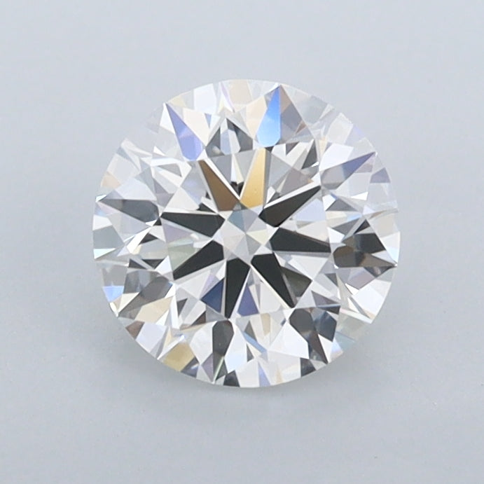 0.89 Carat Round Shaped, Ideal Cut, D Color, FL Clarity, IGI Certified Lab Grown Diamond