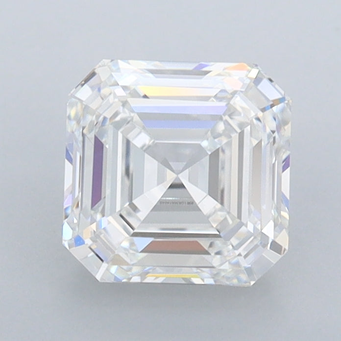 1.56 Carat Asscher Shaped, Ideal Cut, D Color, FL Clarity, IGI Certified Lab Grown Diamond