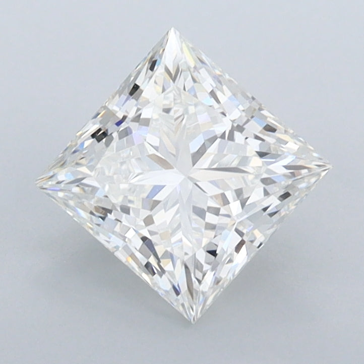 1.29 Carat Princess Shaped, Ideal Cut, E Color, IF Clarity, IGI Certified Lab Grown Diamond