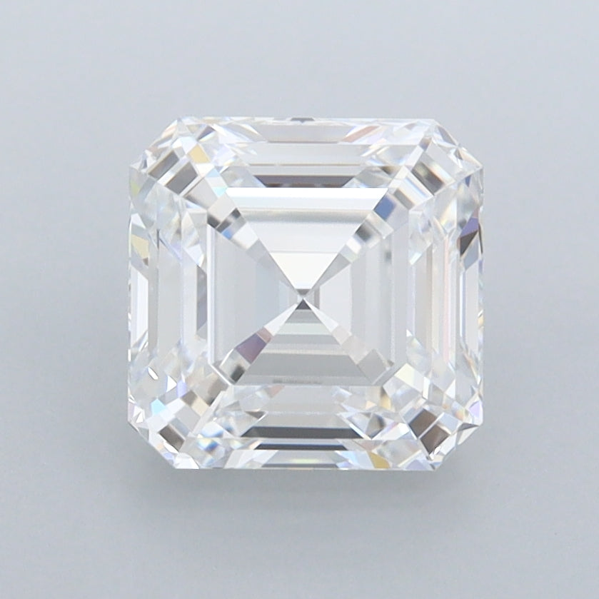 1.97 Carat Asscher Shaped, Excellent Cut, D Color, FL Clarity, IGI Certified Lab Grown Diamond