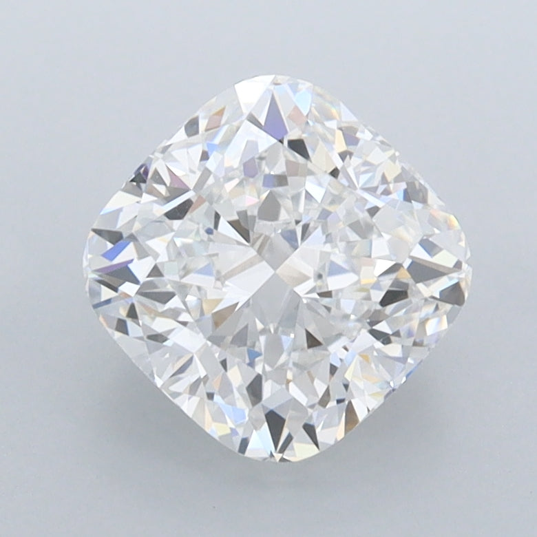 1.80 Carat Cushion Shaped, Ideal Cut, D Color, FL Clarity, IGI Certified Lab Grown Diamond