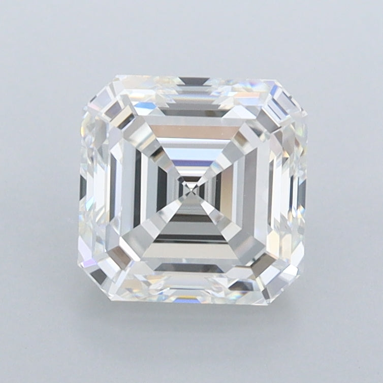 1.48 Carat Asscher Shaped, Ideal Cut, E Color, FL Clarity, IGI Certified Lab Grown Diamond