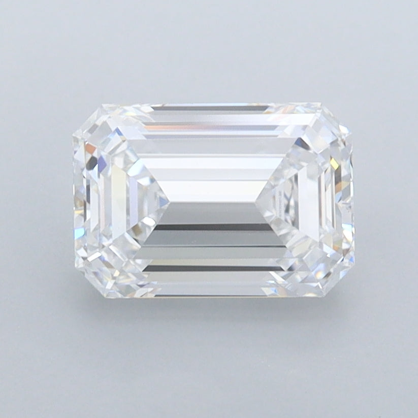 1.48 Carat Emerald Shaped, Ideal Cut, D Color, FL Clarity, IGI Certified Lab Grown Diamond