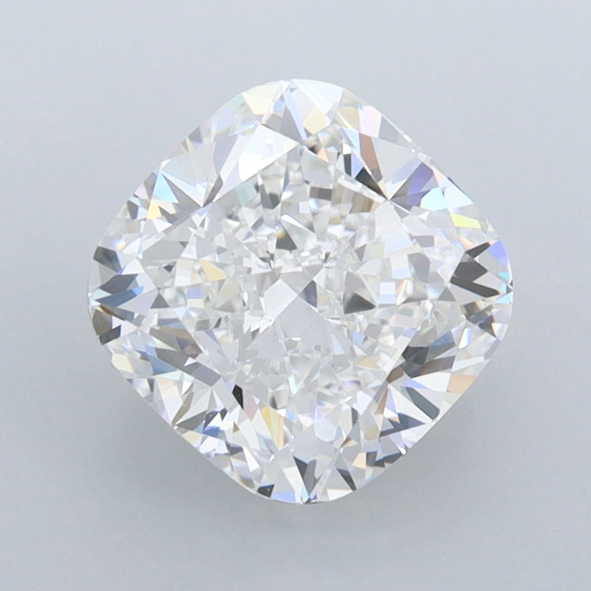 2.31 Carat Cushion Shaped, Ideal Cut, D Color, FL Clarity, IGI Certified Lab Grown Diamond