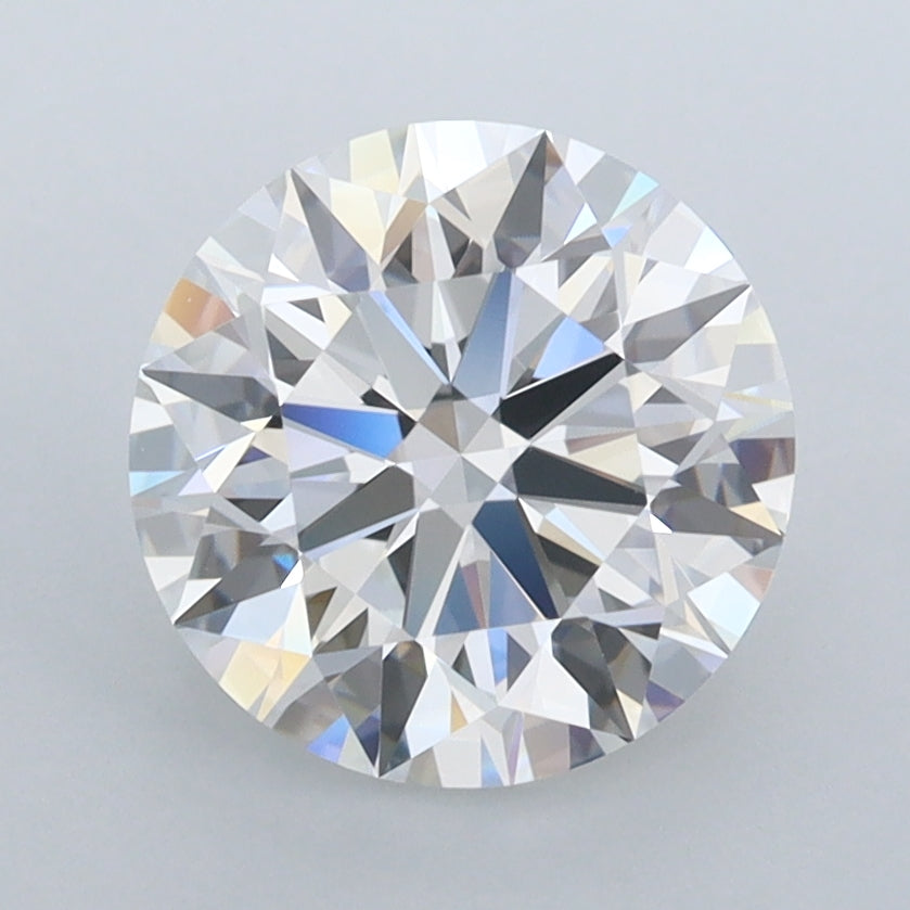 2.48 Carat Round Shaped, Ideal Cut, D Color, FL Clarity, IGI Certified Lab Grown Diamond