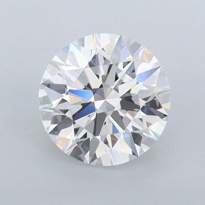 0.95 Carat Round Shaped, Ideal Cut, D Color, FL Clarity, IGI Certified Lab Grown Diamond