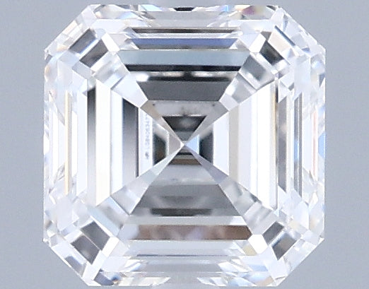 1.01 Carat Asscher Shaped, Excellent Cut, F Color, VS2 Clarity, IGI Certified Lab Grown Diamond