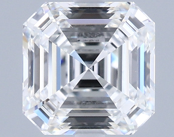 1.31 Carat Asscher Shaped, Ideal Cut, F Color, VVS1 Clarity, IGI Certified Lab Grown Diamond