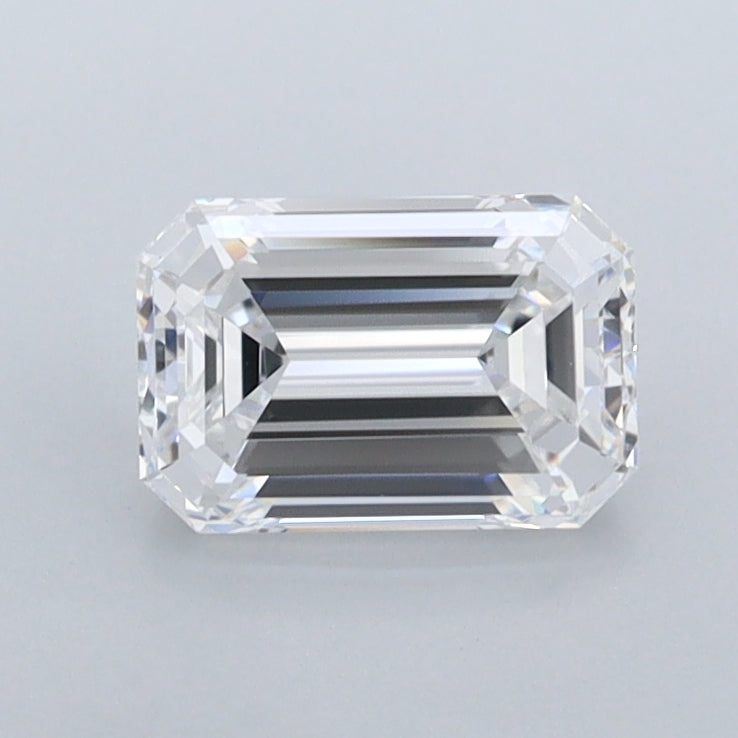 1.02 Carat Emerald Shaped, Ideal Cut, D Color, FL Clarity, IGI Certified Lab Grown Diamond