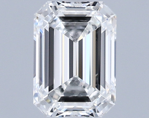 1.05 Carat Emerald Shaped, Ideal Cut, F Color, VVS1 Clarity, IGI Certified Lab Grown Diamond