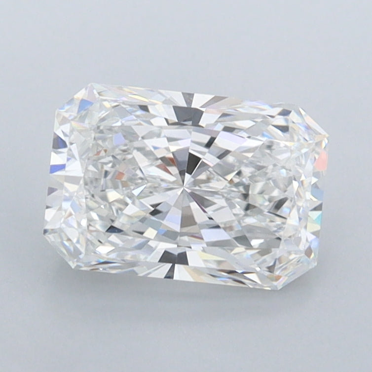 1.27 Carat Radiant Shaped, Ideal Cut, E Color, IF Clarity, IGI Certified Lab Grown Diamond