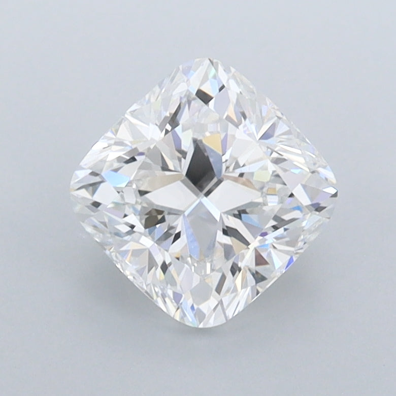 1.23 Carat Cushion Shaped, Ideal Cut, D Color, FL Clarity, IGI Certified Lab Grown Diamond
