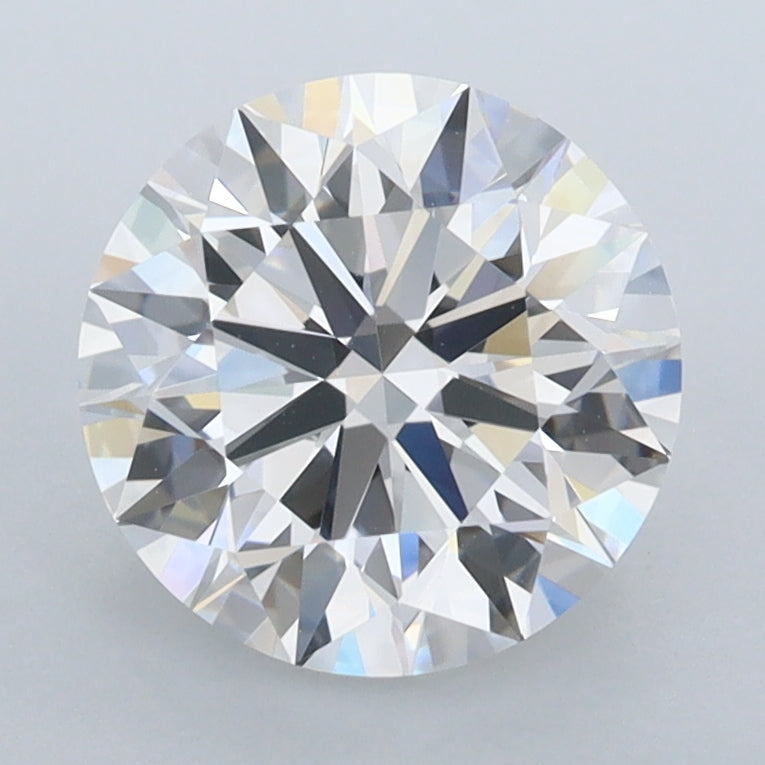2.33 Carat Round Shaped, Ideal Cut, E Color, FL Clarity, IGI Certified Lab Grown Diamond