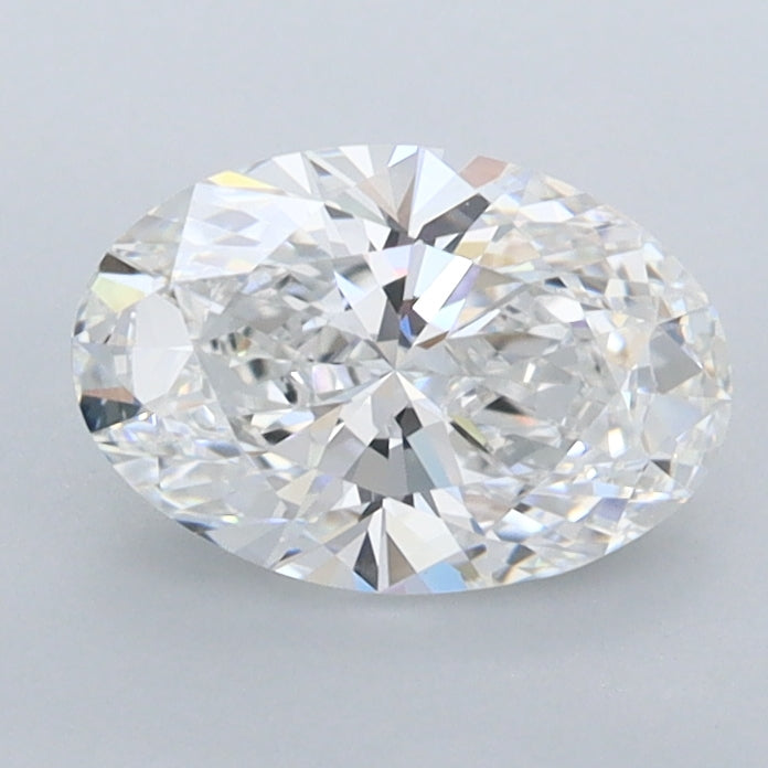 1.11 Carat Oval Shaped, Ideal Cut, E Color, FL Clarity, IGI Certified Lab Grown Diamond