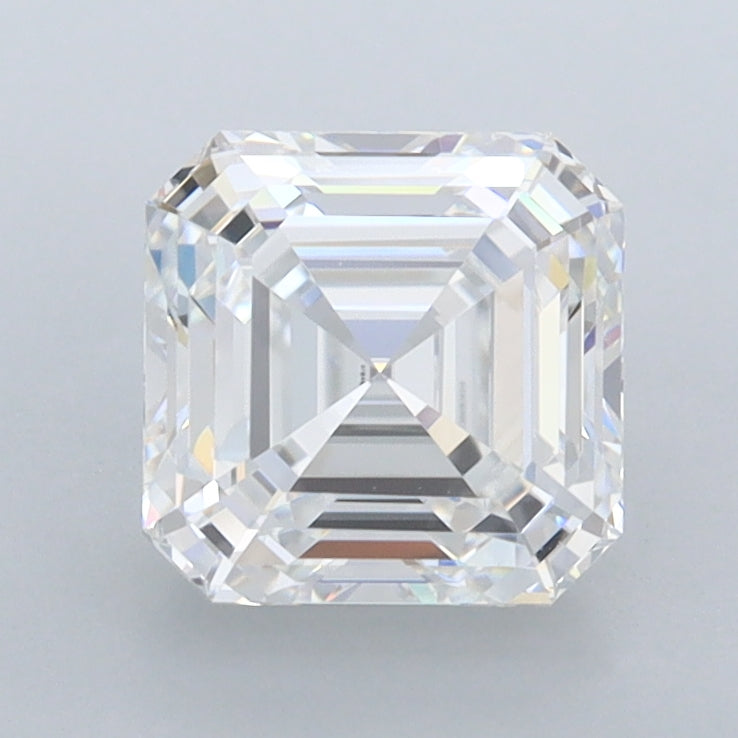 1.78 Carat Asscher Shaped, Ideal Cut, E Color, FL Clarity, IGI Certified Lab Grown Diamond