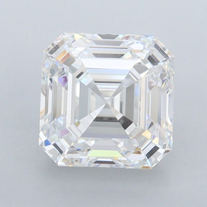 1.46 Carat Asscher Shaped, Ideal Cut, E Color, FL Clarity, IGI Certified Lab Grown Diamond