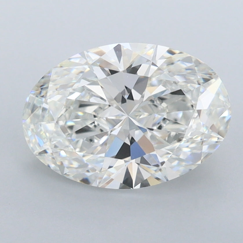 1.99 Carat Oval Shaped, Ideal Cut, F Color, FL Clarity, IGI Certified Lab Grown Diamond