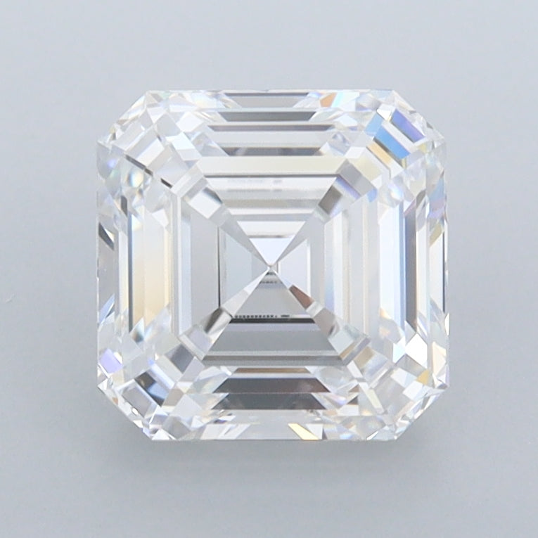 2.00 Carat Asscher Shaped, Ideal Cut, D Color, FL Clarity, IGI Certified Lab Grown Diamond
