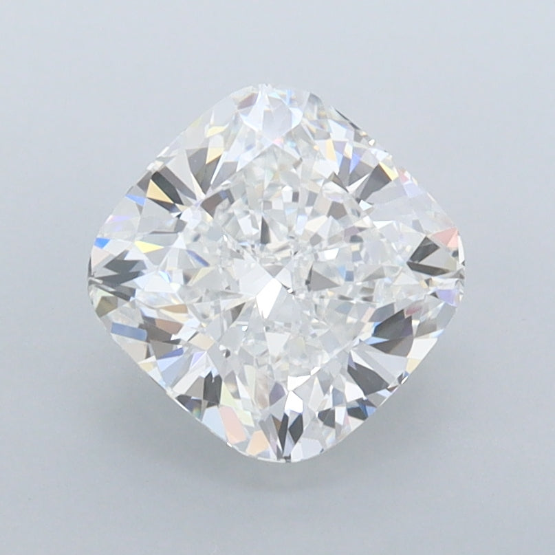 1.68 Carat Cushion Shaped, Ideal Cut, D Color, VVS1 Clarity, IGI Certified Lab Grown Diamond