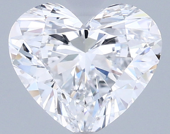 1.35 Carat Heart Shaped, Ideal Cut, D Color, VVS1 Clarity, IGI Certified Lab Grown Diamond