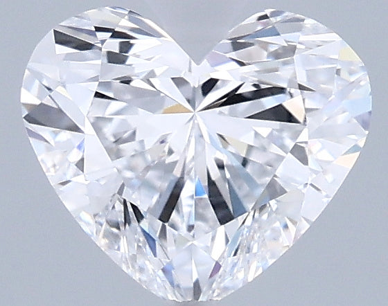 1.24 Carat Heart Shaped, Ideal Cut, D Color, VVS1 Clarity, IGI Certified Lab Grown Diamond