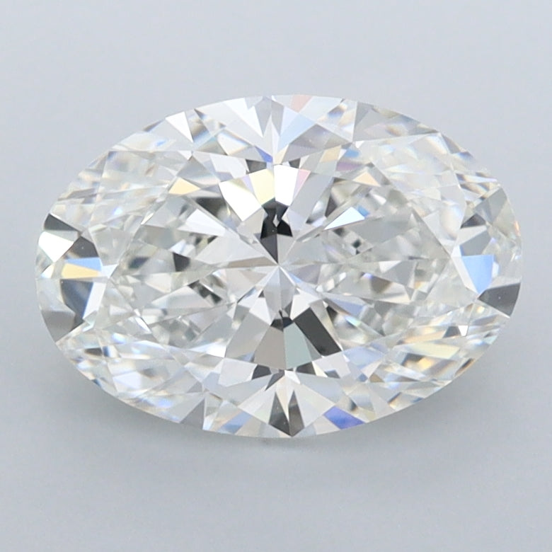 1.83 Carat Oval Shaped, Ideal Cut, F Color, FL Clarity, IGI Certified Lab Grown Diamond