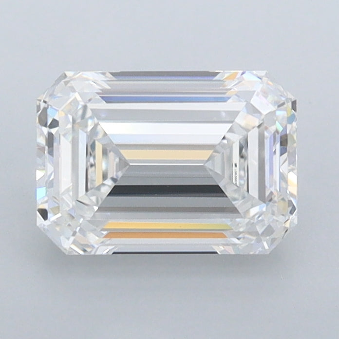 1.36 Carat Emerald Shaped, Ideal Cut, D Color, FL Clarity, IGI Certified Lab Grown Diamond