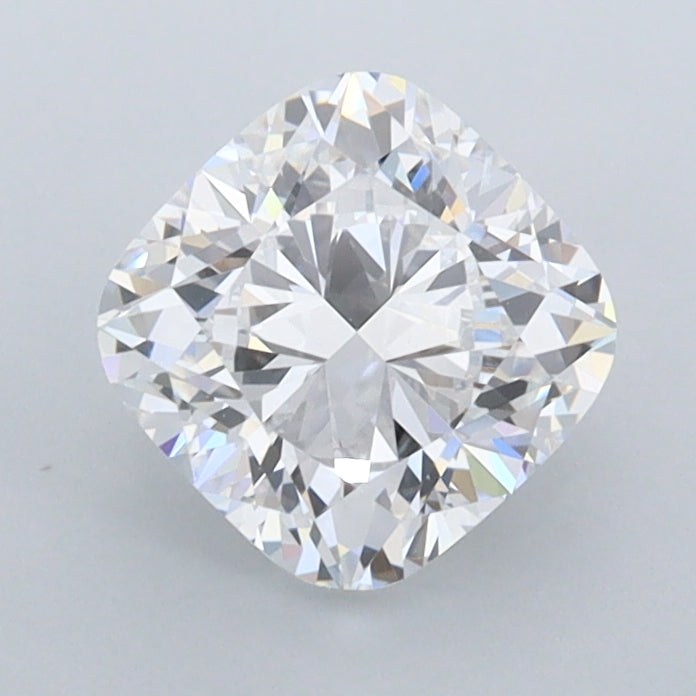 1.34 Carat Cushion Shaped, Ideal Cut, D Color, VVS1 Clarity, IGI Certified Lab Grown Diamond