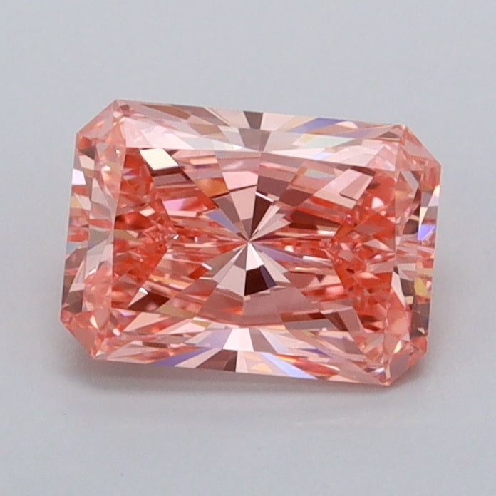 1.06 Carat Radiant Shaped, Excellent Cut, VVS2 Clarity, IGI Certified Lab Grown Diamond