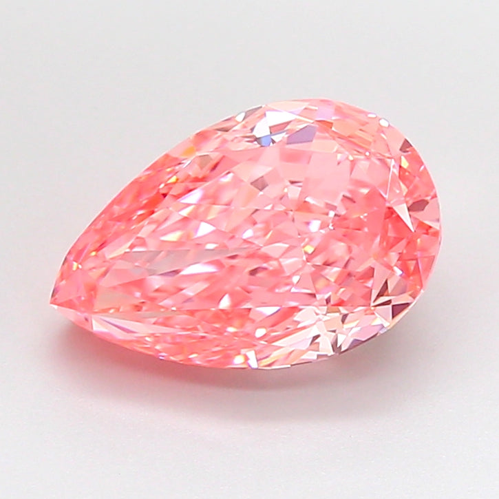 2.98 Carat Pear Shaped, Excellent Cut, VVS2 Clarity, IGI Certified Lab Grown Diamond