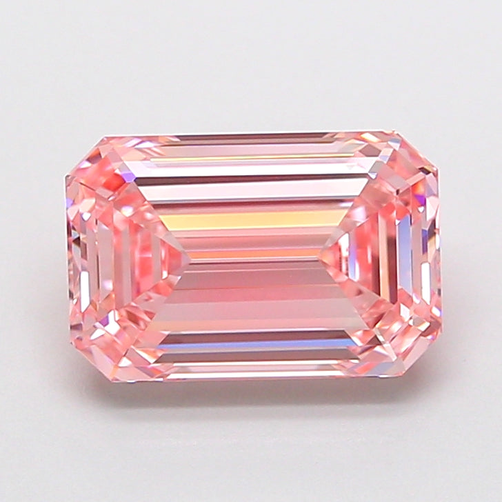 2.08 Carat Emerald Shaped, Ideal Cut, VVS1 Clarity, IGI Certified Lab Grown Diamond