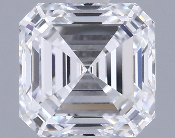 1.50 Carat Asscher Shaped, Excellent Cut, E Color, VVS1 Clarity, IGI Certified Lab Grown Diamond
