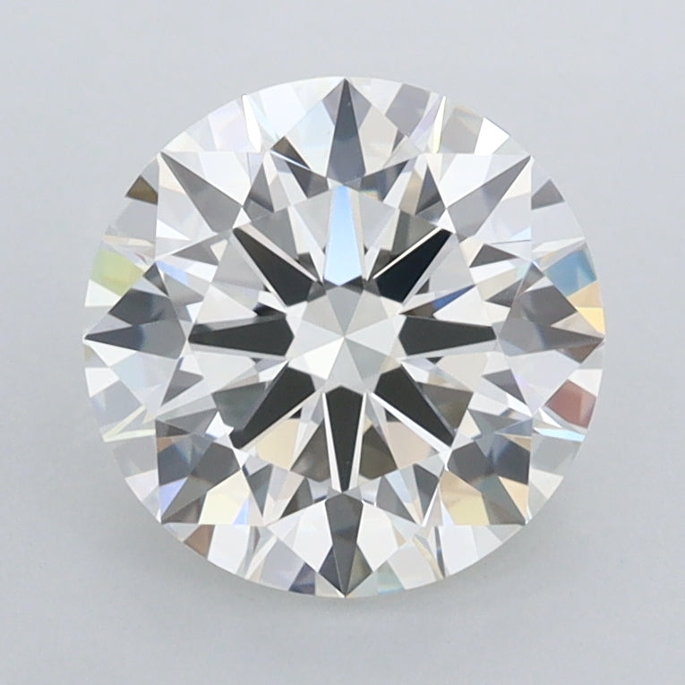 1.81 Carat Round Shaped, Ideal Cut, F Color, FL Clarity, IGI Certified Lab Grown Diamond