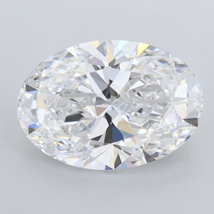1.06 Carat Oval Shaped, Ideal Cut, D Color, FL Clarity, IGI Certified Lab Grown Diamond