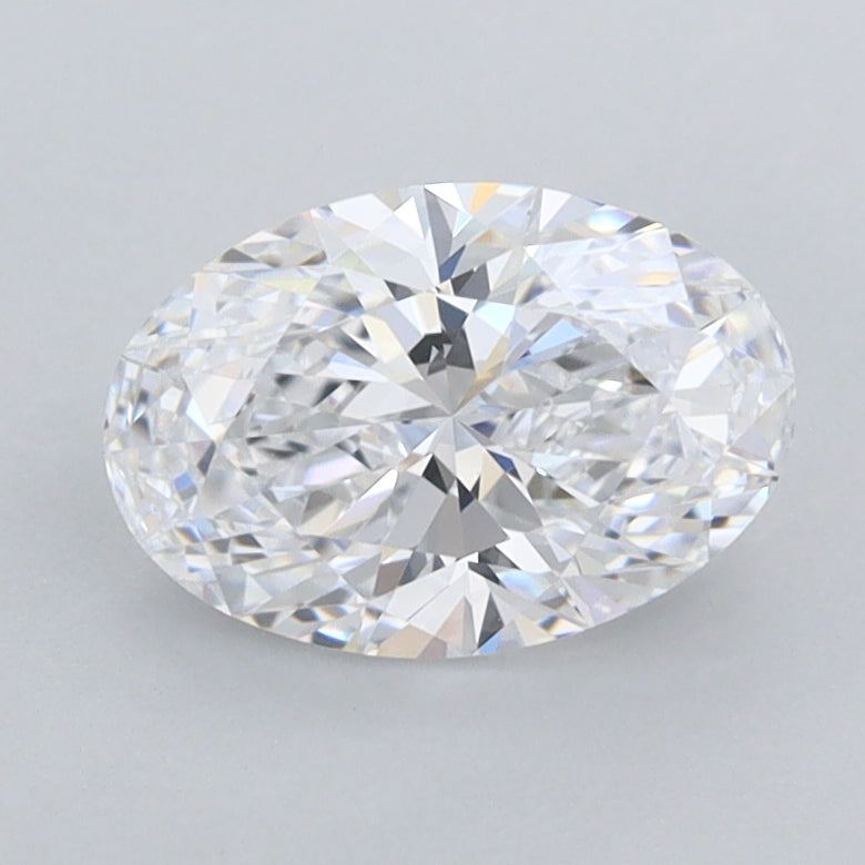 1.13 Carat Oval Shaped, Ideal Cut, D Color, FL Clarity, IGI Certified Lab Grown Diamond