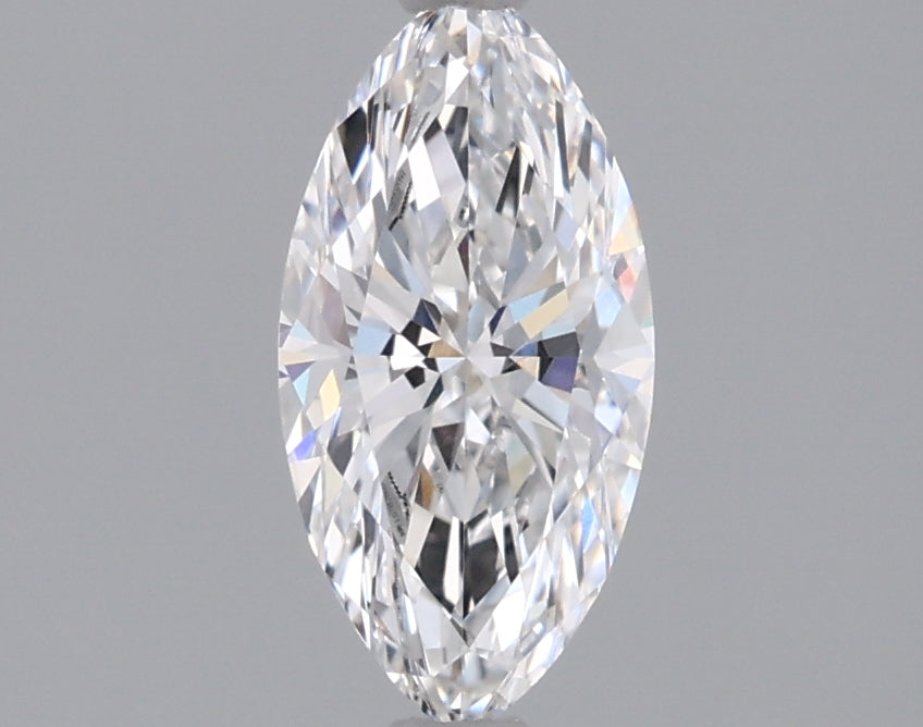 0.84 Carat Marquise Shaped, Excellent Cut, D Color, VVS2 Clarity, IGI Certified Lab Grown Diamond