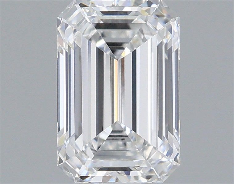 1.10 Carat Emerald Shaped, Ideal Cut, D Color, VVS1 Clarity, IGI Certified Lab Grown Diamond