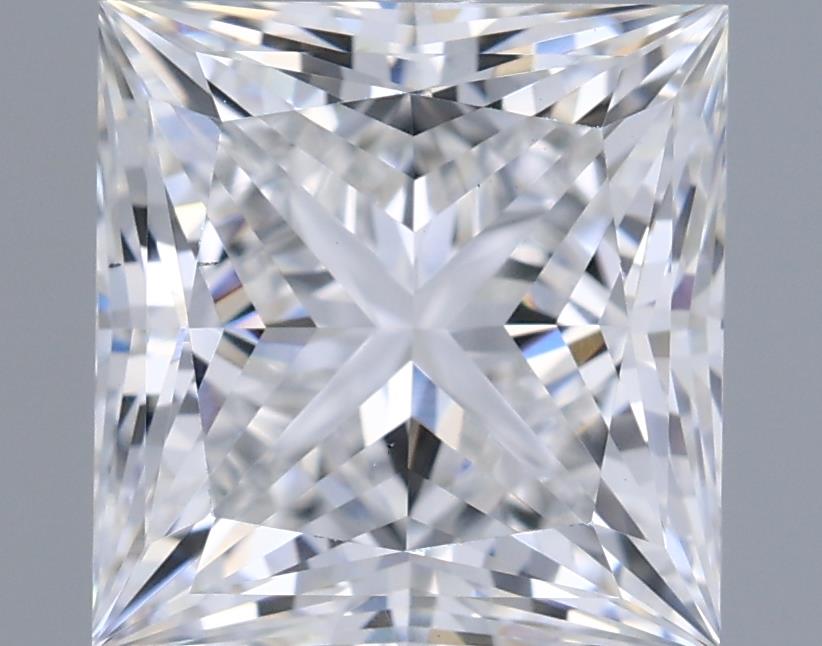 1.81 Carat Princess Shaped, Ideal Cut, E Color, VS2 Clarity, IGI Certified Lab Grown Diamond