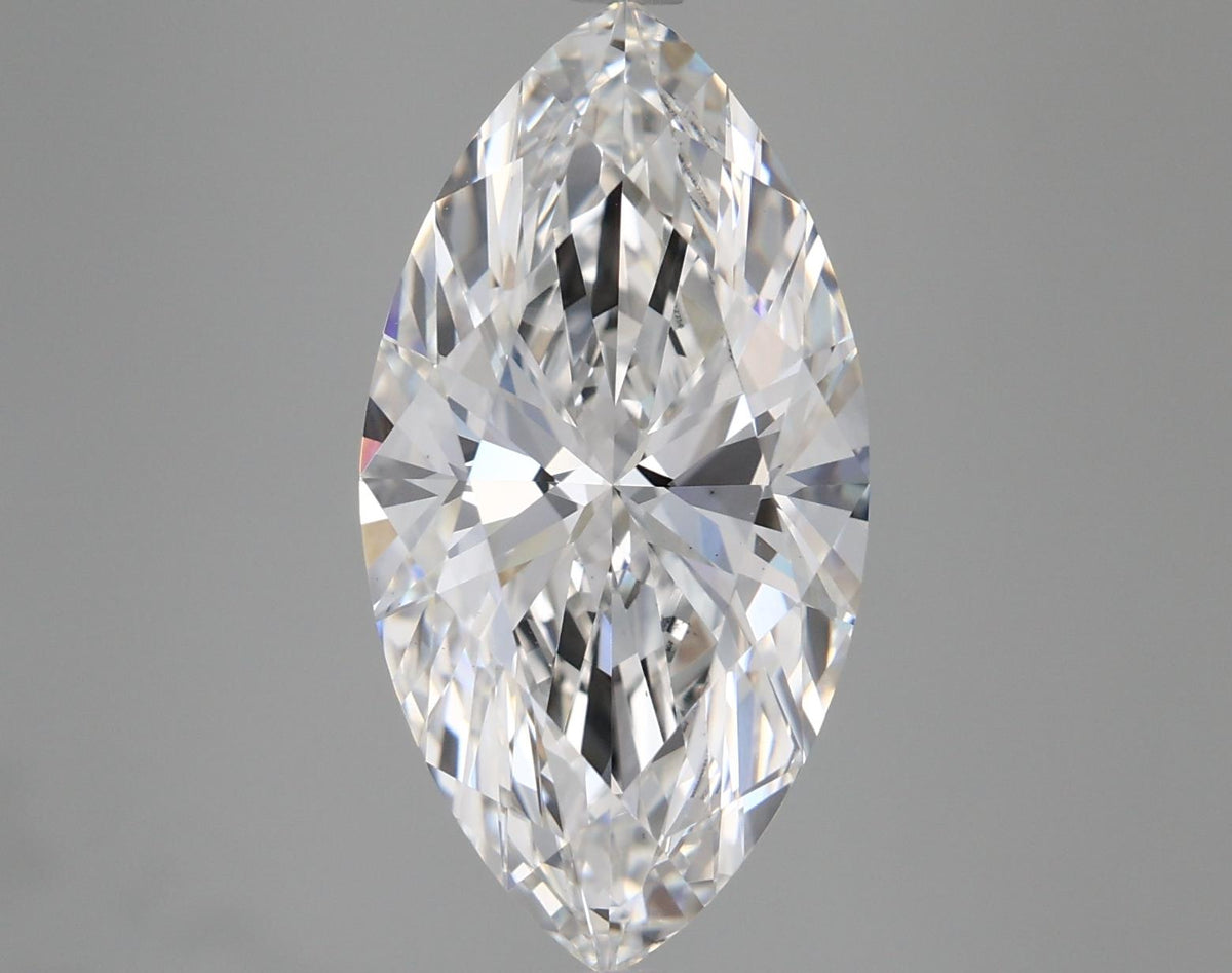 5.41 Carat Marquise Shaped, Ideal Cut, F Color, VS1 Clarity, IGI Certified Lab Grown Diamond