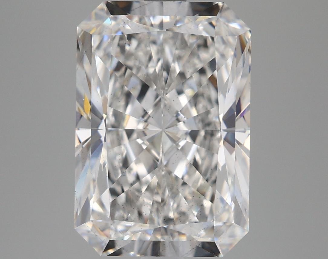 5.43 Carat Radiant Shaped, Ideal Cut, E Color, VS2 Clarity, IGI Certified Lab Grown Diamond